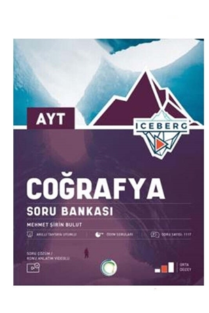 Resim Okyanus Yayınları 2025 AYT Iceberg Coğrafya Soru Bankası