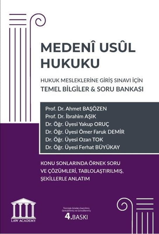 resm Medeni Usul Hukuku
Hukuk Mesleklerine Giriş Sınavı İçin Temel Bilgiler & Soru Bankası