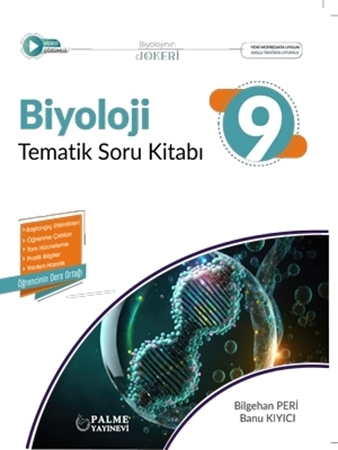 Resim Palme Yayınevi 9.Sınıf Joker Biyoloji Tematik Soru Kitabı