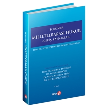 Resim Toluner Milletlerarası Hukuk Giriş, Kaynaklar