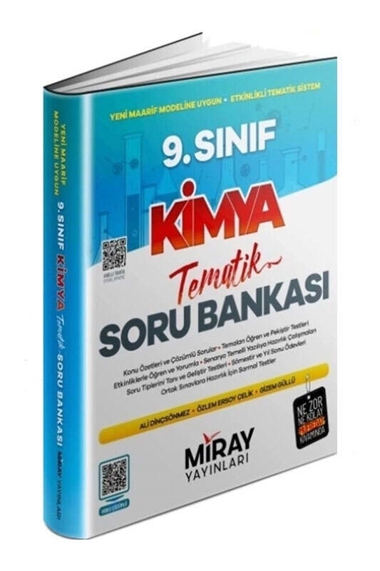 resm Miray Yayınları 2025 9.Sınıf Kimya Tematik Konu Özetli Soru Bankası