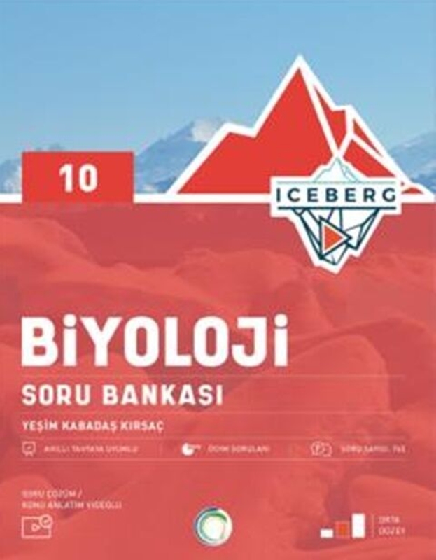 resm Okyanus Yayınları 10. Sınıf Biyoloji Iceberg Soru Bankası