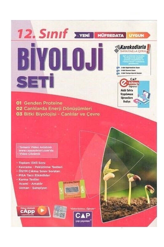 resm Çap Yayınları 12.Sınıf Biyoloji Seti