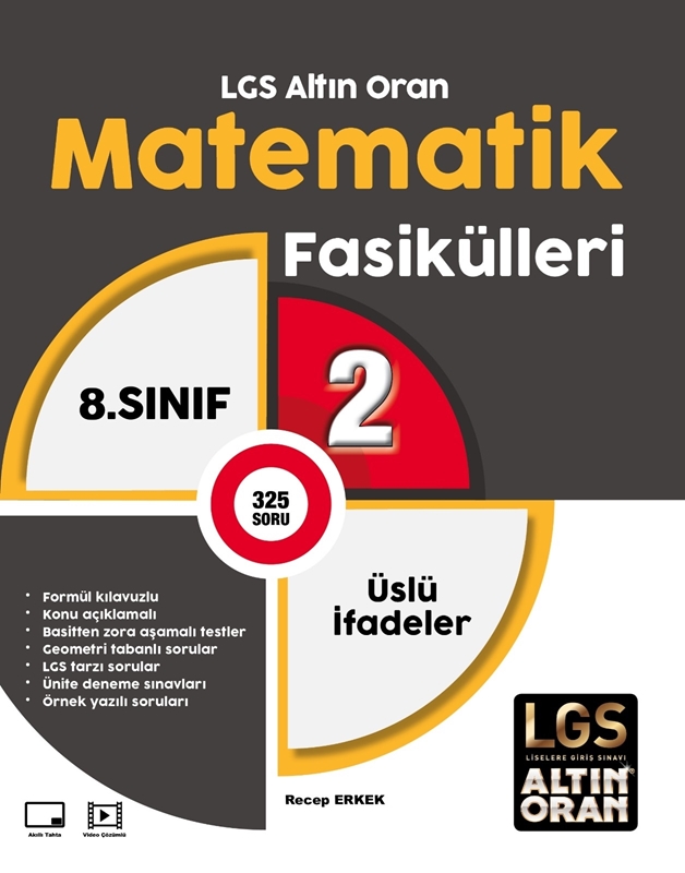 resm Borealis Yayıncılık 8. Sınıf LGS Altın Oran Matematik Fasikülleri 2