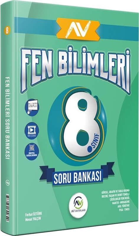 resm Av Akıllı Versiyon Yayınları 8. Sınıf Fen Bilimleri Soru Bankası