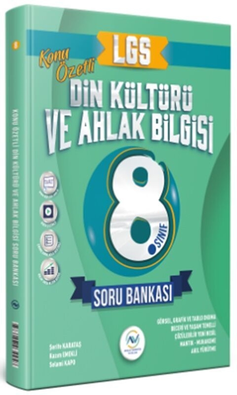 resm Av Akıllı Versiyon Yayınları 8. Sınıf LGS Din Kültürü ve Ahlak Bilgisi Soru Bankası