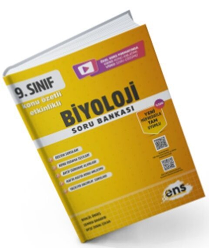 resm ENS Yayıncılık 9. Sınıf Biyoloji Soru Bankası