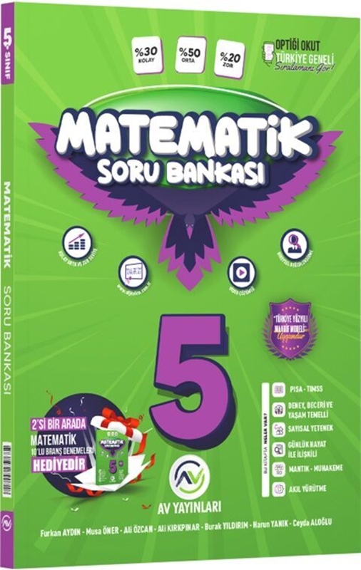 resm Av Yayınları 5. Sınıf Matematik Soru Bankası