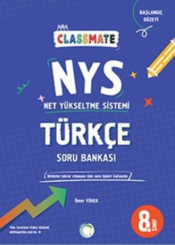 resm Okyanus Yayınları 8. Sınıf Türkçe Classmate NYS Soru Bankası