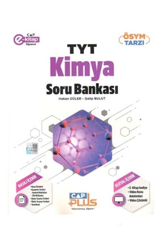 resm Çap Yayınları 2025 TYT Kimya Plus Soru Bankası