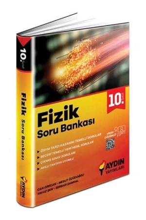 Resim Aydın Yayınları 2025 10. Sınıf Fizik Soru Bankası