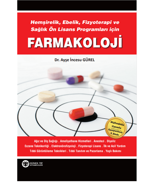 resm Hemşirelik, Ebelik, Fizyoterapi ve Sağlık Ön Lisans Programları için Farmakoloji