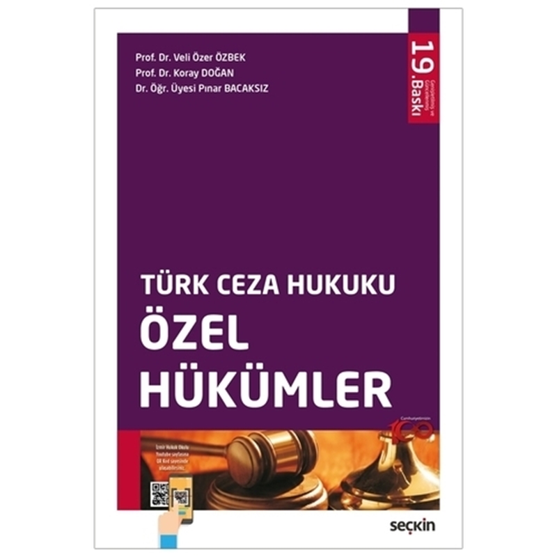 resm Türk Ceza Hukuku Özel Hükümler
