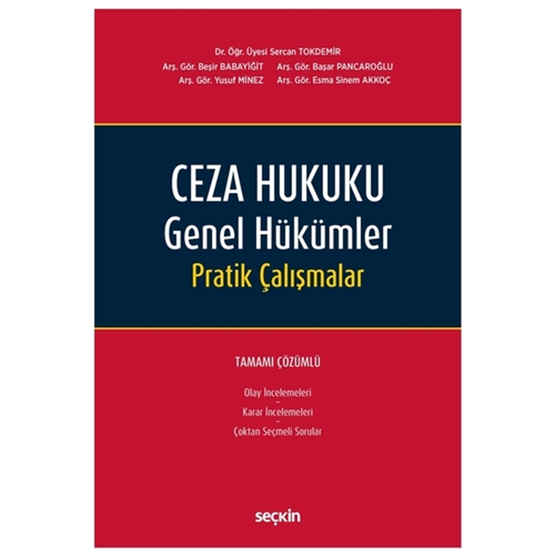 resm Ceza Hukuku Genel Hükümler Pratik Çalışmalar