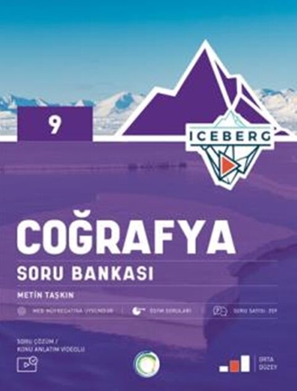 resm Okyanus Yayınları 9. Sınıf Coğrafya Iceberg Soru Bankası