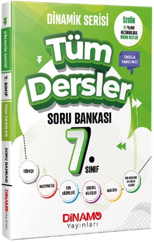 resm Dinamo Yayınları 7. Sınıf Tüm Dersler Dinamik Serisi Soru Bankası