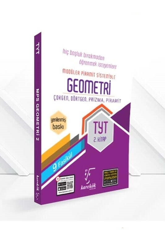 resm Karekök Yayınları 2025 TYT - AYT Geometri MPS 2.Kitap (9 Fasikül)