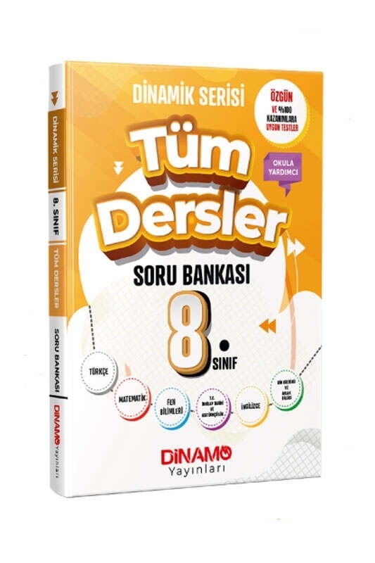resm Dinamo Yayınları 8. Sınıf Tüm Dersler Dinamik Serisi Soru Bankası
