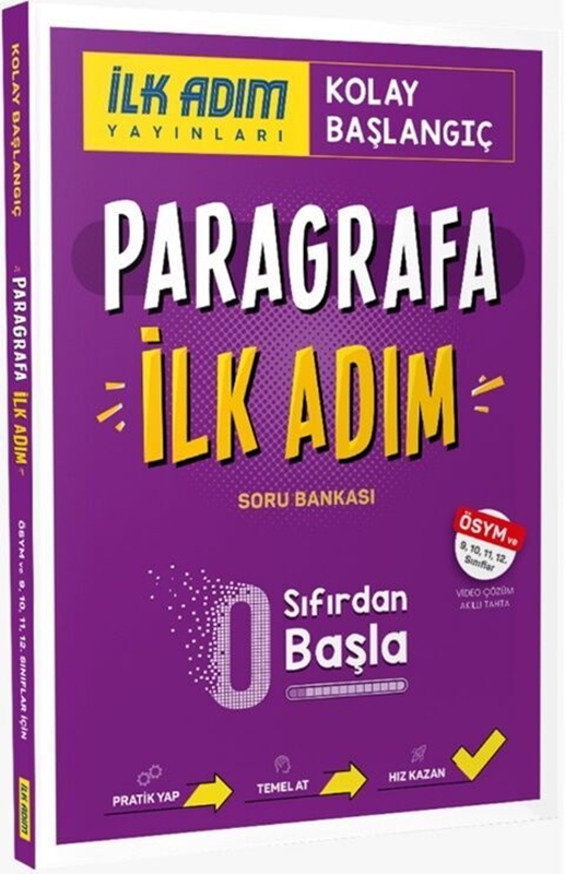 resm İlk Adım Yayınları Paragrafa İlk Adım Sıfırdan Kolay Başlangıç Kitabı