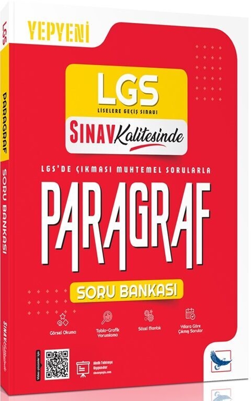 resm Sınav Yayınları 8. Sınıf LGS Paragraf Sınav Kalitesinde Soru Bankası