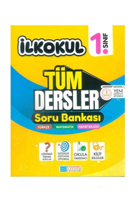resm Evrensel İletişim Yayınları 1.Sınıf Tüm Dersler Soru Bankası