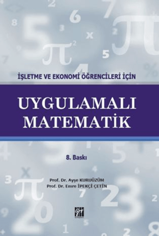 resm İşletme ve Ekonomi Öğrencileri İçin Uygulamalı Matematik