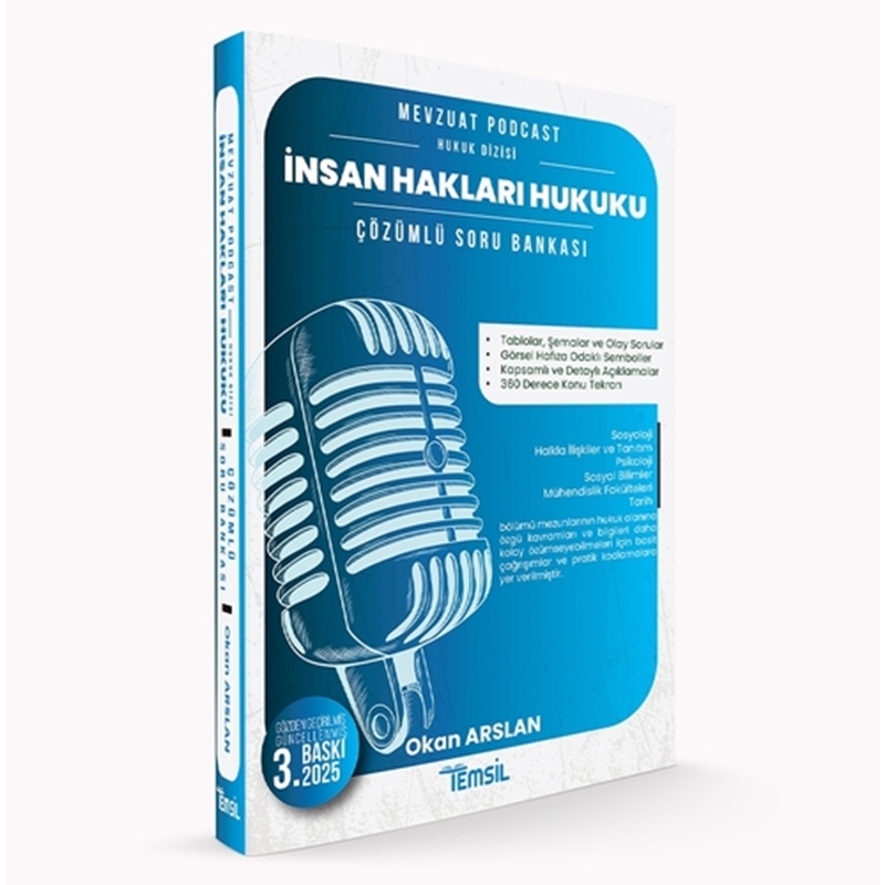 resm Mevzuat Podcast İnsan Hakları ve Demokratikleşme Soru Bankası Temsil Kitap Yayınları 2025