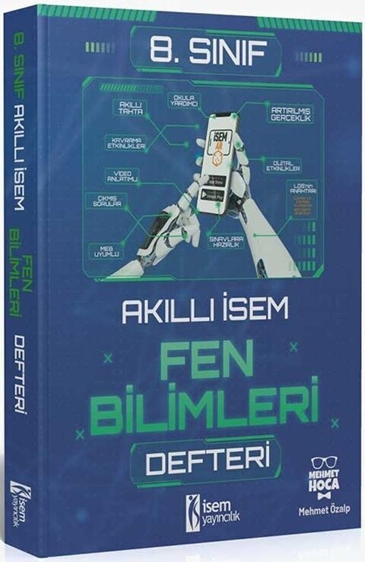 resm İsem Yayınları 8. Sınıf Fen Bilimleri Akıllı İsem Defteri