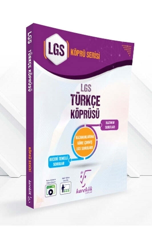 resm Karekök Yayınları 2025 8.Sınıf LGS Türkçe Köprüsü