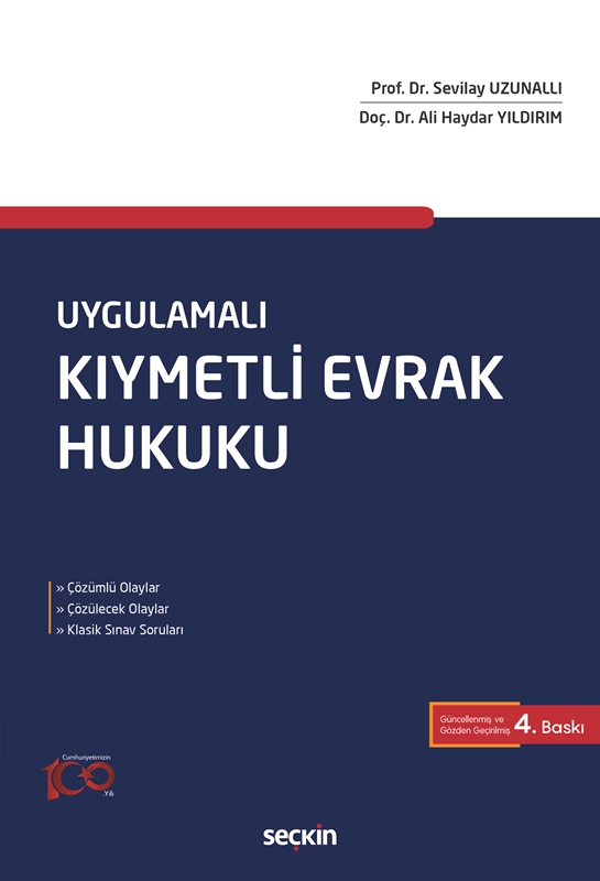 resm Uygulamalı
Kıymetli Evrak Hukuku