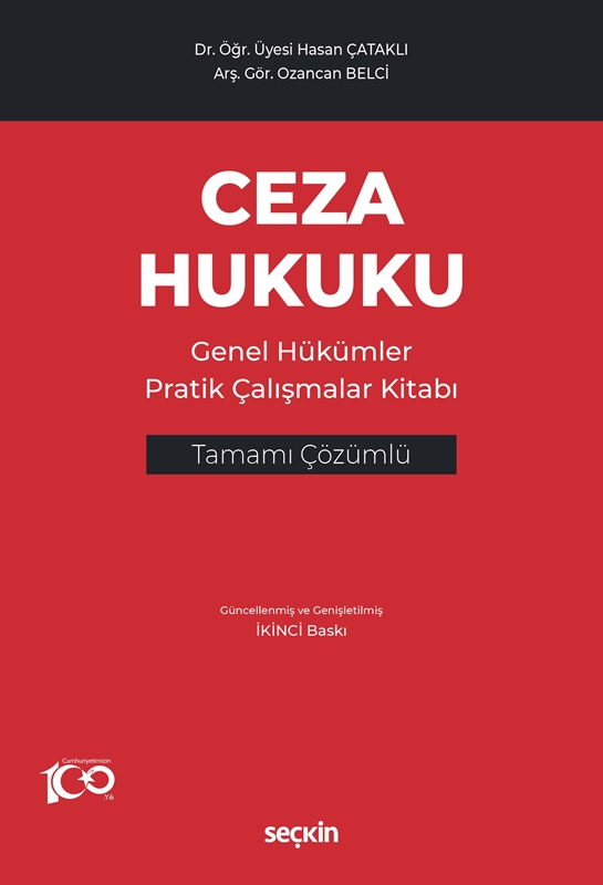 resm Ceza Hukuku Genel Hükümler Pratik Çalışmalar Kitabı
Tamamı Çözümlü