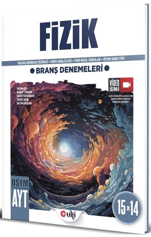 resm Ulti Yayınları AYT Fizik 15 x 14 Branş Denemeleri