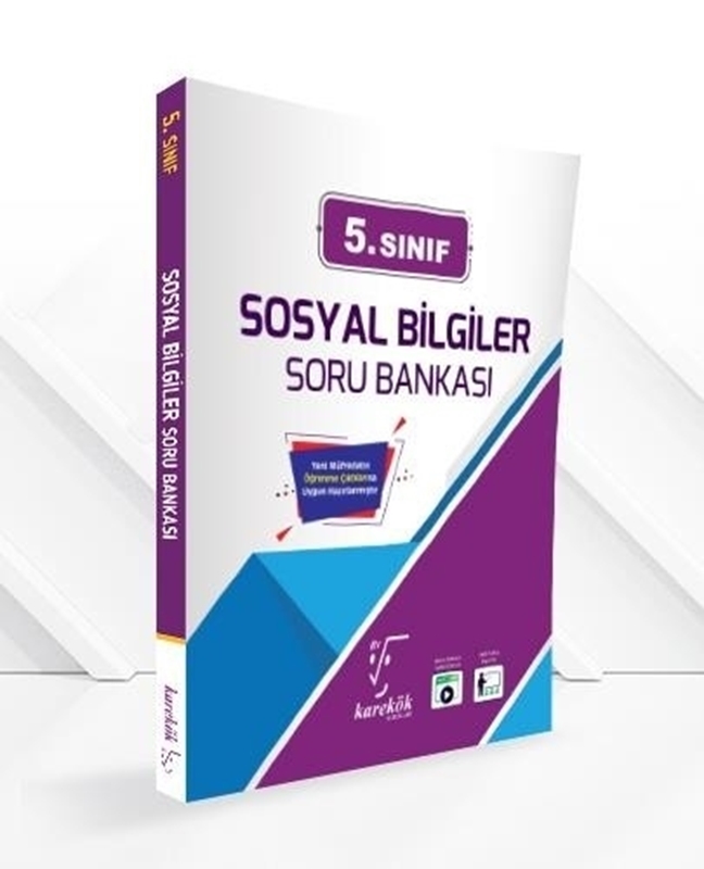 resm Karekök Yayınları 5. Sınıf Sosyal Bilgiler Soru Bankası