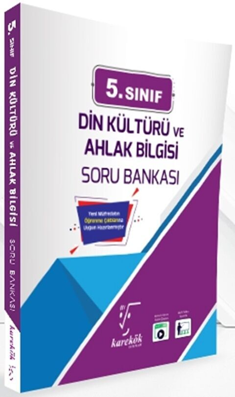 resm Karekök Yayınları 5. Sınıf Din Kültürü ve Ahlak Bilgisi Soru Bankası