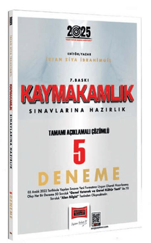resm 2025 Kaymakamlık Sınavlarına Hazırlık Tamamı Açıklamalı Çözümlü 5 Deneme