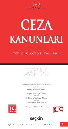 Resim Ceza Kanunları (TCK – CMK – CGTİHK – TMK – KMK) / LMD–9
