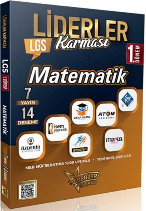 resm Liderler Karması 8. Sınıf LGS 1. Dönem Matematik 7 Yayın 14 Deneme