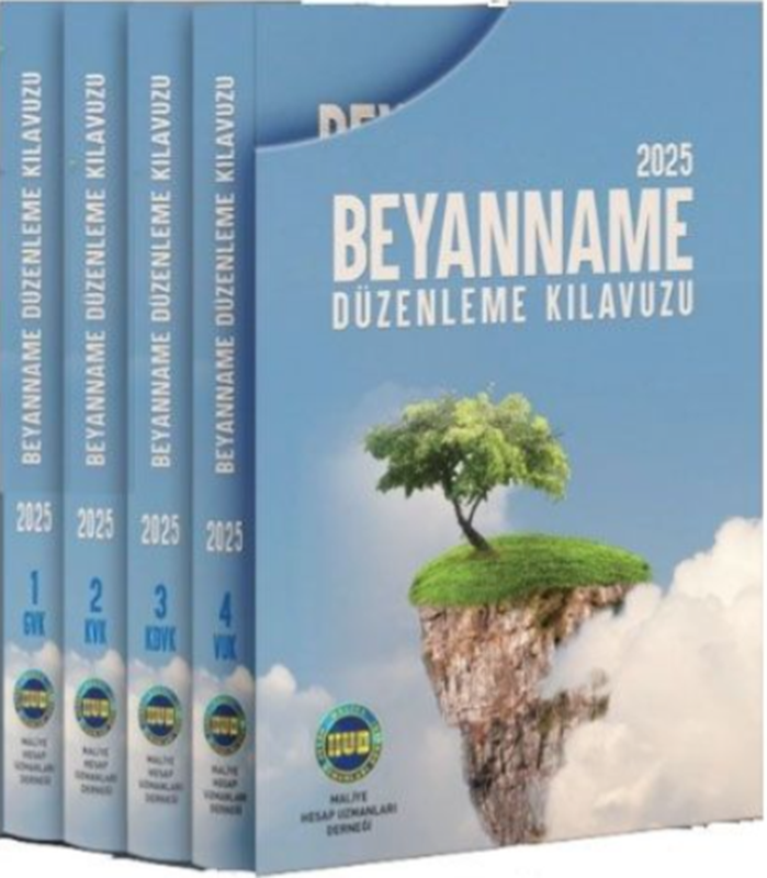 resm Beyanname Düzenleme Kılavuzu 2025 (4 Cilt Takım - Ciltli)