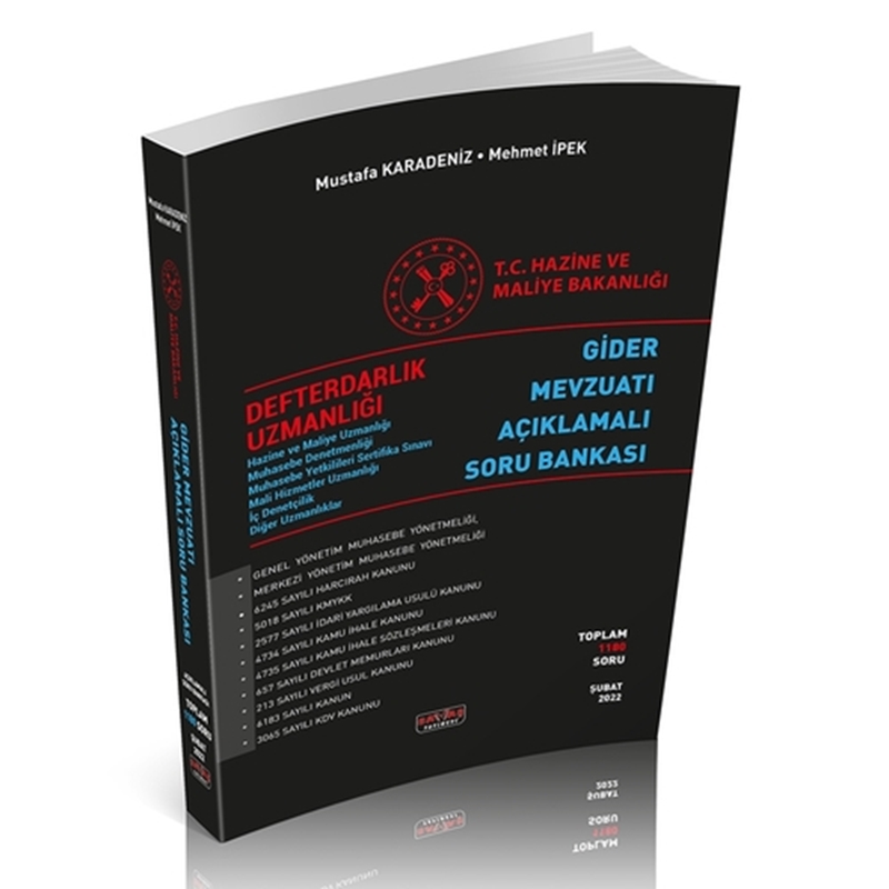 resm Defterdarlık Uzmanlığı Gider Mevzuatı Açıklamalı Soru Bankası