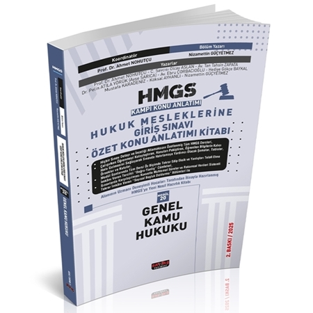 Resim HMGS Özet Konu Anlatımı Genel Kamu Hukuku