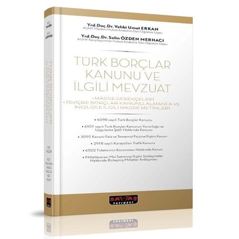 resm Türk Borçlar Kanunu ve İlgili Mevzuat