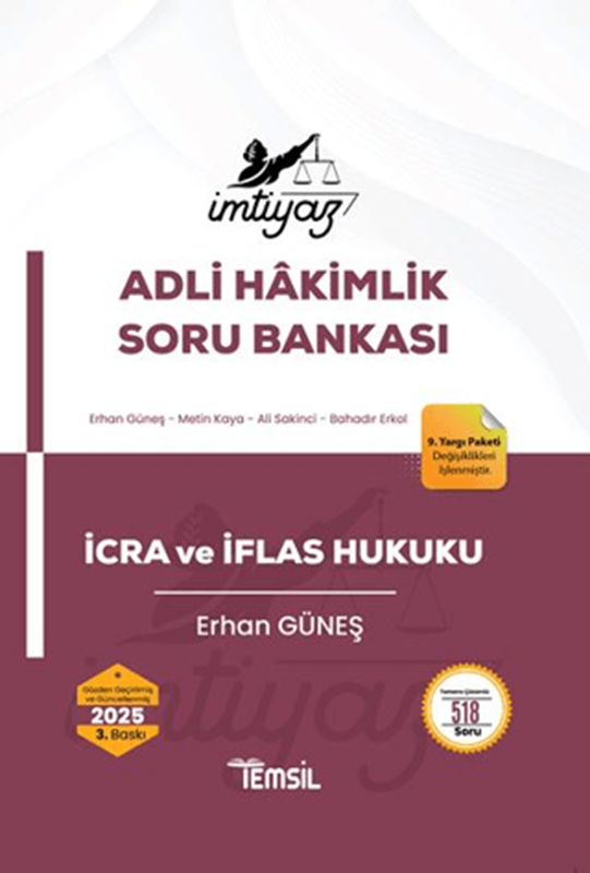 resm İmtiyaz icra ve iflas Hukuku Soru Bankası