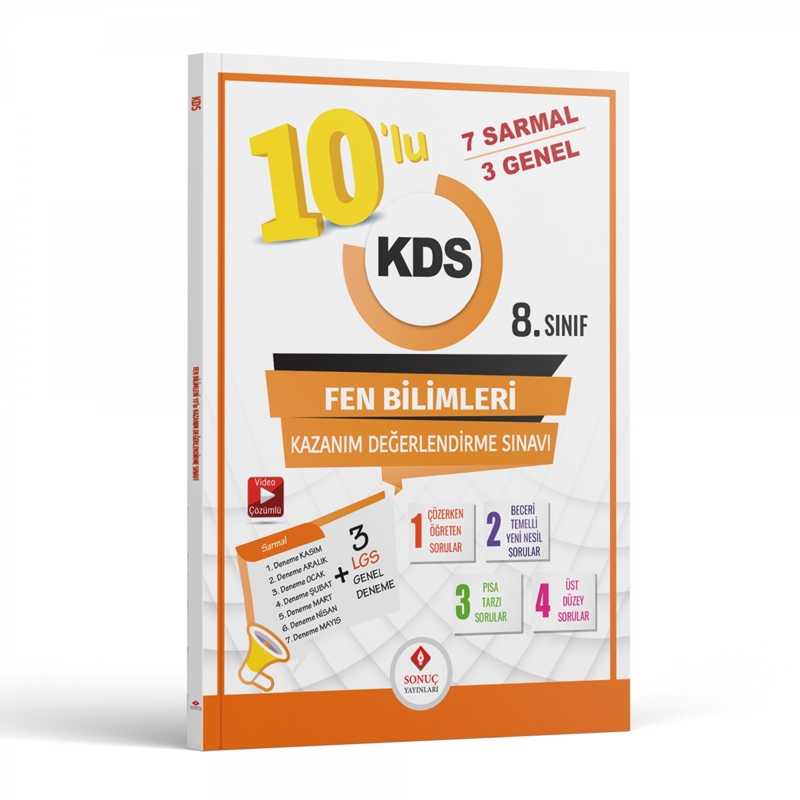 resm 8.sınıf 10lu Kds Fen Bilimleri Deneme 2024-2025