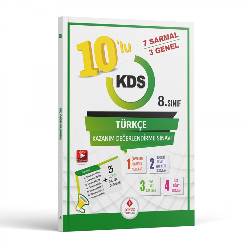 resm 8.sınıf 10lu Kds Türkçe Deneme 2024-2025