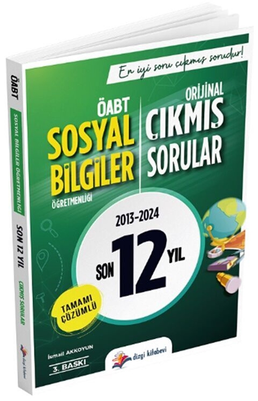 resm Dizgi Kitap Meb Ags ÖABT Sosyal Bilgiler Tamamı Çözümlü Son 12 Yıl Orijinal Çıkmış Sorular