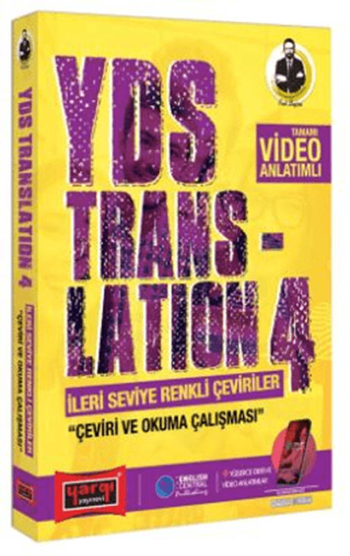 resm YDS Translation 4 İleri Seviye Renkli Çeviriler