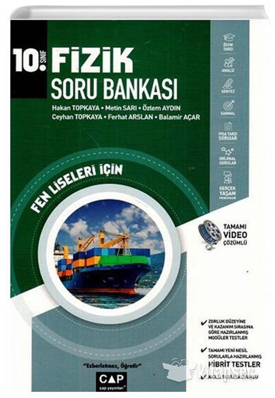 resm 10.Sınıf Fizik Fen Lisesi Soru Bankası 