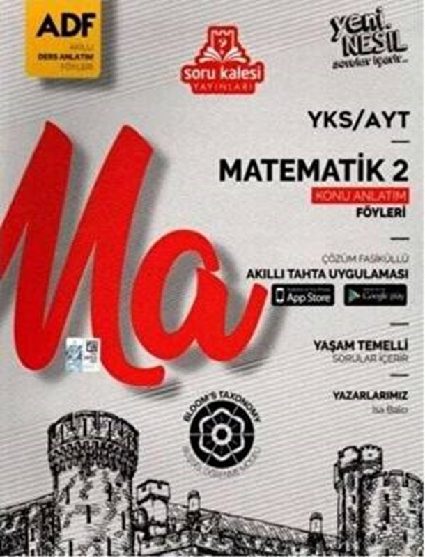 resm Soru Kalesi Yayınları AYT Matematik 2 Konu Anlatım Föyü ADF