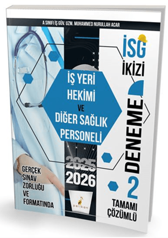 resm İSG İkizi İş Yeri Hekimi ve Diğer Sağlık Personeli 2 Özgün Deneme Sınavı