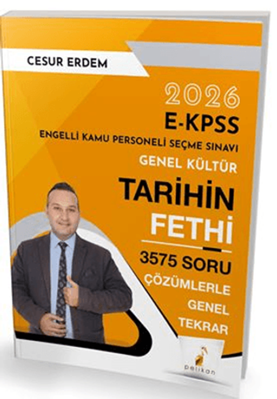 resm 2026 E-KPSS Genel Kültür Tarihin Fethi 3575 Soru Çözümlerle Genel Tekrar